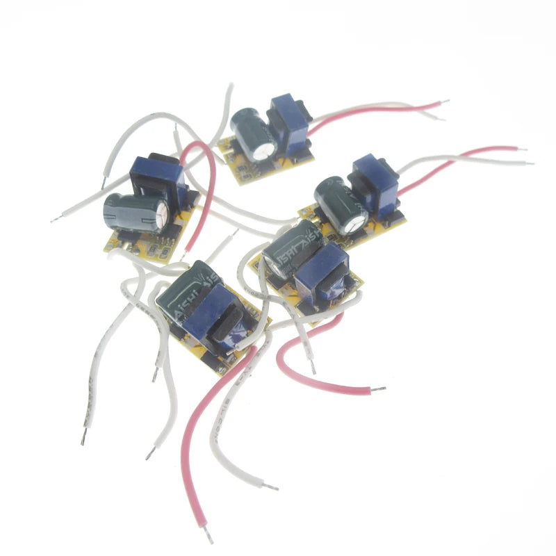ampoules led 3w 600ma 240v dc3 4v constant current bleu jaune gris blanc circuits