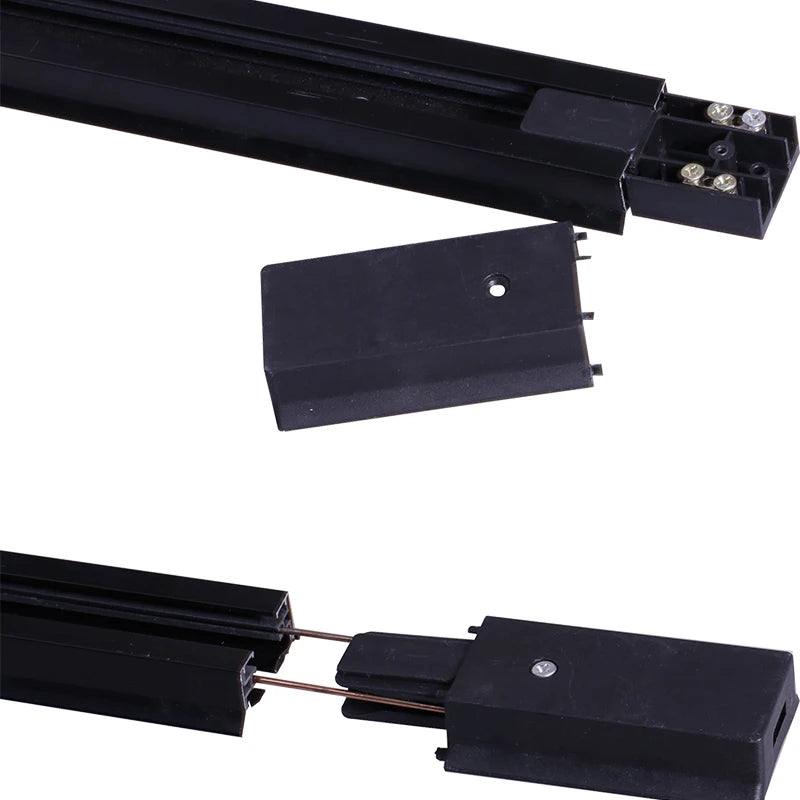 connecteur rail électrique moderne noir blanc facile certification rohs ccc