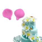 feuilles artificielles silicone vert rose veines plissées decoratives cuisson gâteau artisanal mariage