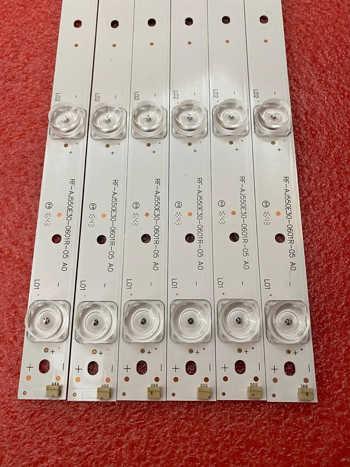 bande lumineuse led blanc points noirs orange modernes connecteurs symbols électriques