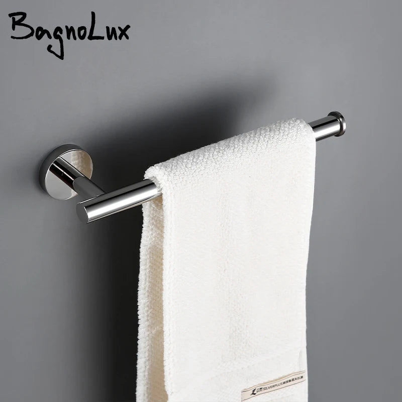porte serviettes moderne acier inoxydable noir or chrome minimaliste salle bain