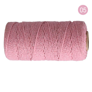 ficelle coton colorée 100m texturée décoration artisanat bricolage macramé sacs vêtements maison