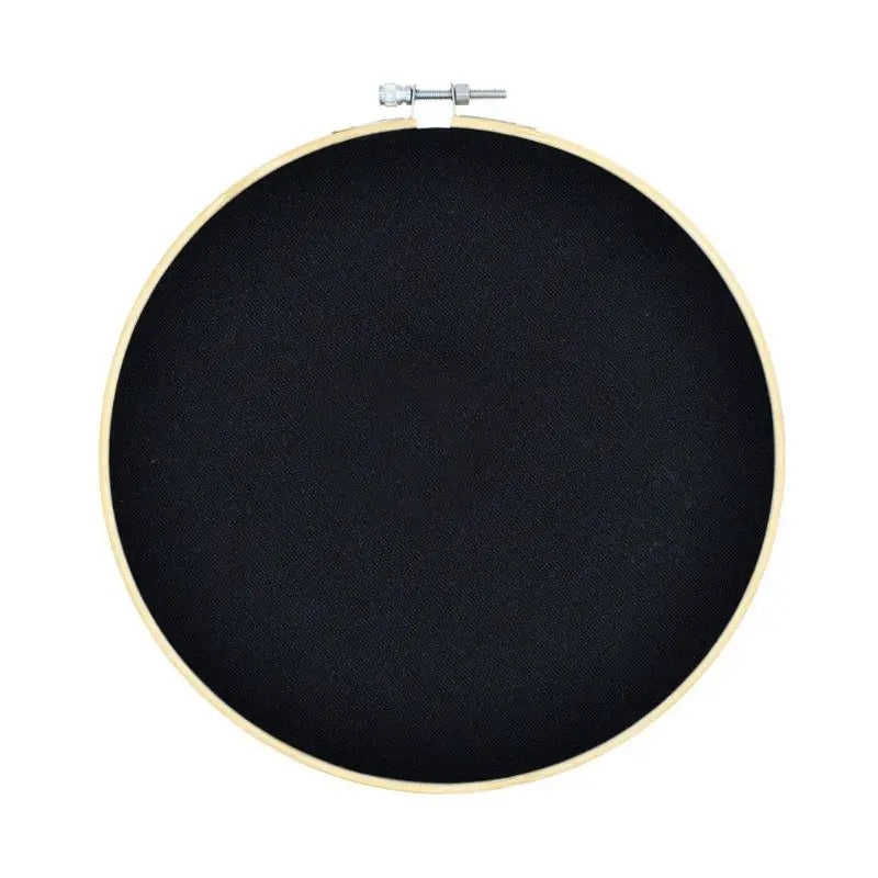 Anneau broderie pailleté étoiles dorées moderne créatif noir rose