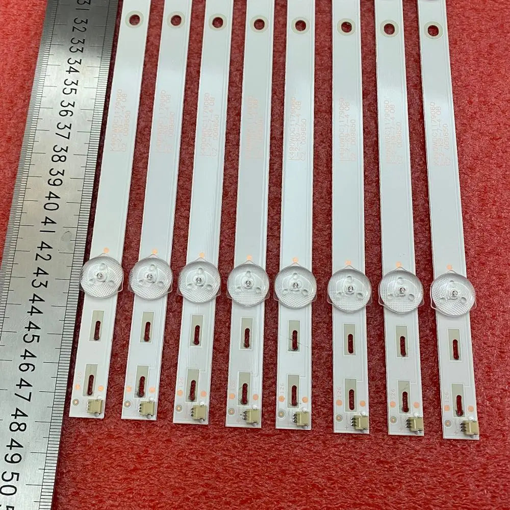 Détail des LED 6V sur la bande en aluminium