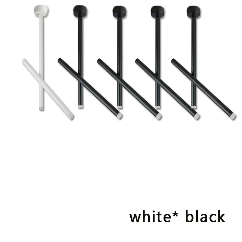 Suspension lumineuse moderne 10W blanc noir 90 260V flux 249 2000 lisse