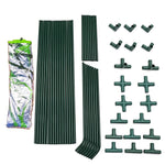 serre jardin transparente pvc 270x90x90cm cadre vert clips moderne fonctionnelle toile