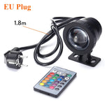 projecteur led noir moderne 10w 15w ip68 certification rohs ccc fcc télécommande.vis