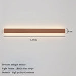 lampe murale moderne led marron clair noir blanc vis fixe minimalisteflux lumineux variable