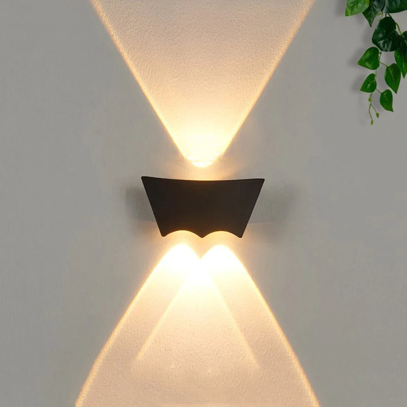 applique murale led noir contemporaine éclairage mural extérieur ip65 étanche ampoules led