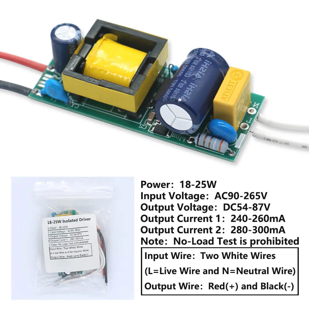 transformateurs electrique led 300ma 12v 120v 240v certifie ccc cqc rohs adaptable 1w 36w