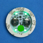sous verres led camouflage moderne adhésifs diodes couleur blanc rouge bleu vert mariage halloween