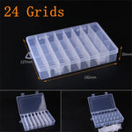 boîtes rangement transparentes modernes compartiments pliables poignées organisation bijoux vis pratiques plastique