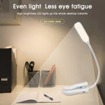 lampe rechargeable led noir blanc flexible clipser nocturne charge usb moderne