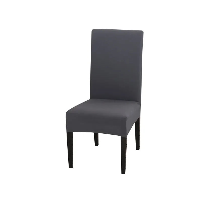 Housse de chaise stretch noire pour chaise de banquet
