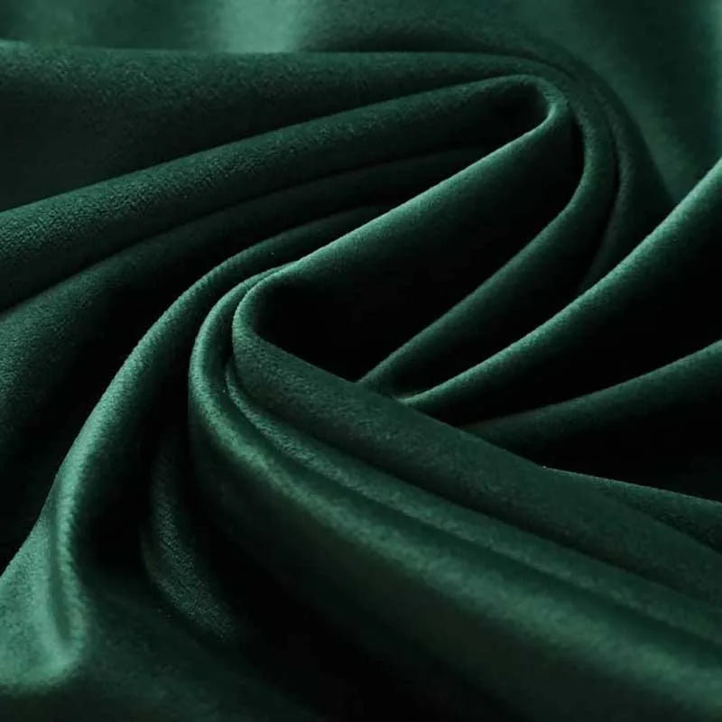 coussin decoratif velours vert foncé moderne doux lit salon voiture 45x45cm