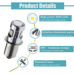 ampoule led p13.5s 12v 500lm argenté moderne lampe poche torche projecteur remplacem
