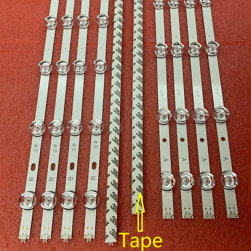 bandes led adhésives 55 pouces blanc modernes 1156mm longueur chambre