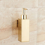 accessoires salle bain or blanc moderne vis papier toilette savon serviettes brosse dents élégant