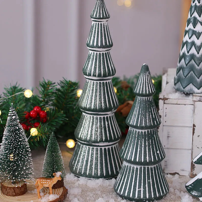 Arbre de Noël miniature vert menthe pour intérieur