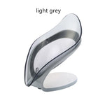 support savon transparent contemporain adhésif salle bain portable gris fixe savon moderne