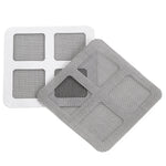filet anti insectes adhésifs polyester opaque moderne noir blanc gris maille fine fenêtre porte