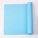 tapis cuisine silicone moderne vert bleu rouge orange marron uni durable respectueux environnement