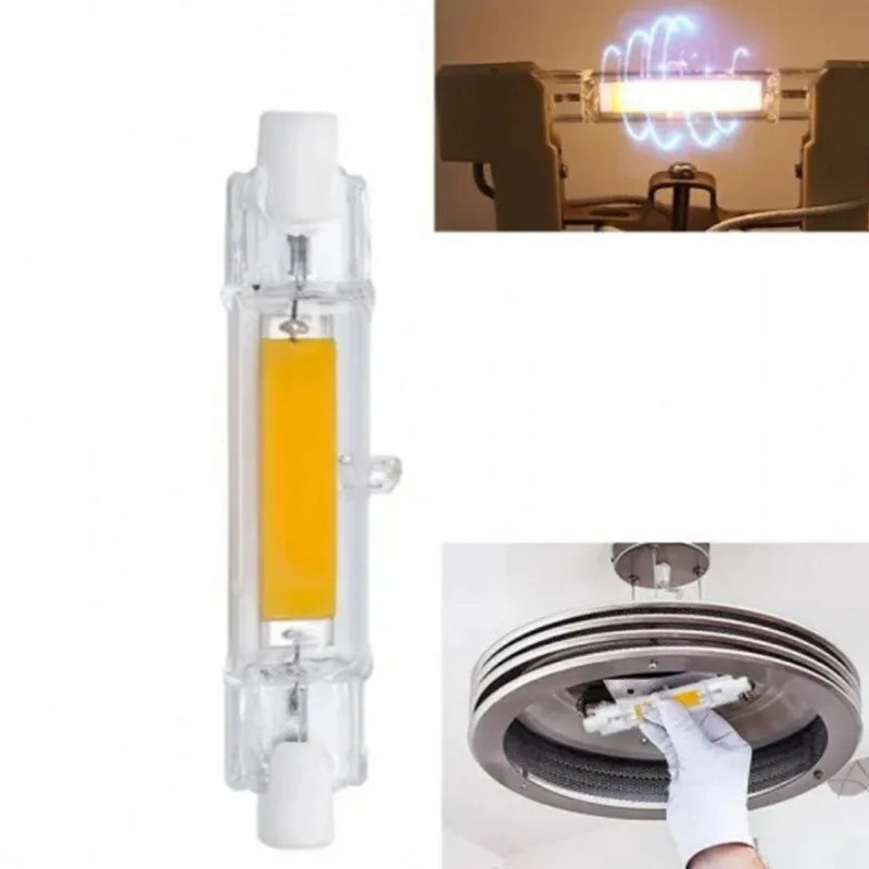 Ampoule LED 15W 20W 30W 40W blanc jaune R7S moderne transparente 50000H