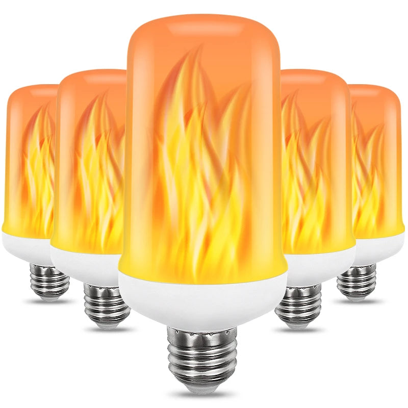 ampoule led effet flamme dynamique 12w blanc orange jaune moderne décoratif e27