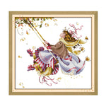 kit broderie floral toile coton 11ct 14ct multicolore artisanal guide ruban peinture plié sac