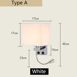 lampe murale moderne toile lin noir beige interrupteur usb 249 2000 lumens chambre cuisine
