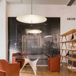 lampe suspendue moderne blanc noir led 2000lm 15m² éclairage salon chambre