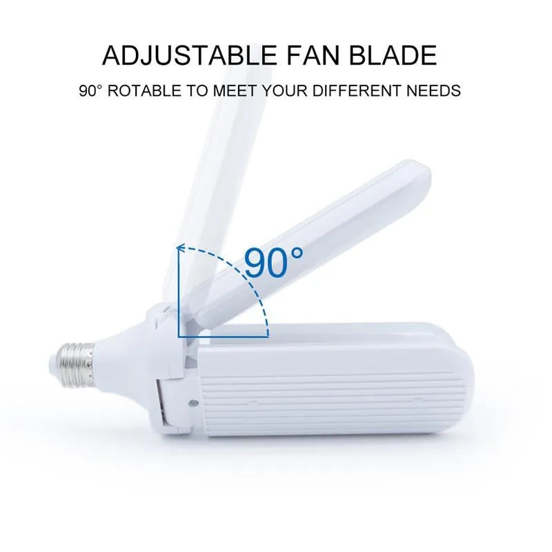 lampe led pliable e27 30w 45w 60w blanc modernes ailettes réglables atelier maison