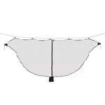 hamac double personne portable maille fine gris foncé sac corde anti moustiquesextérieur moderne