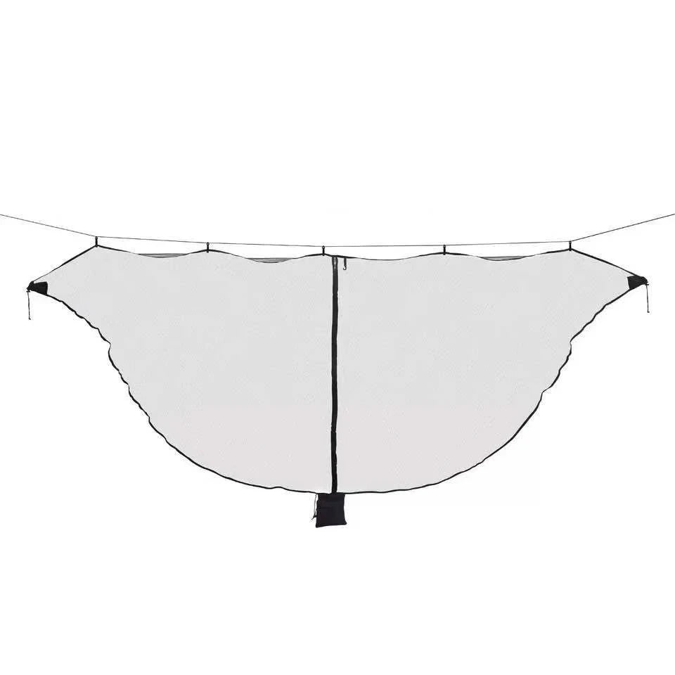 hamac double personne portable maille fine gris foncé sac corde anti moustiquesextérieur moderne
