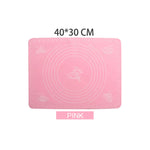 tapis pâtisserie silicone violet vert bleu rose cercles utilitaire pratique facile nettoyage réutilisable