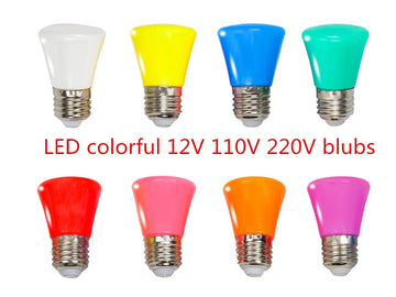 ampoule led couleur e27 décoration intérieur fête noël rouge bleu vert rose blanc chaud