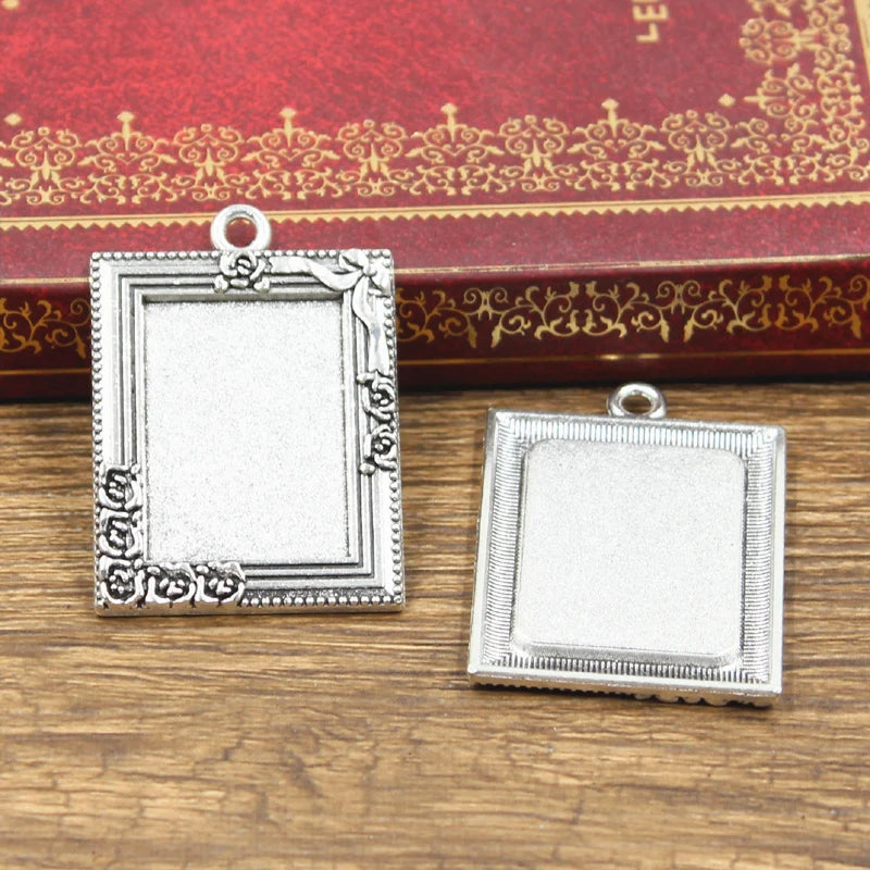 Cadre photo avec base de cabochon et ajustement réglable