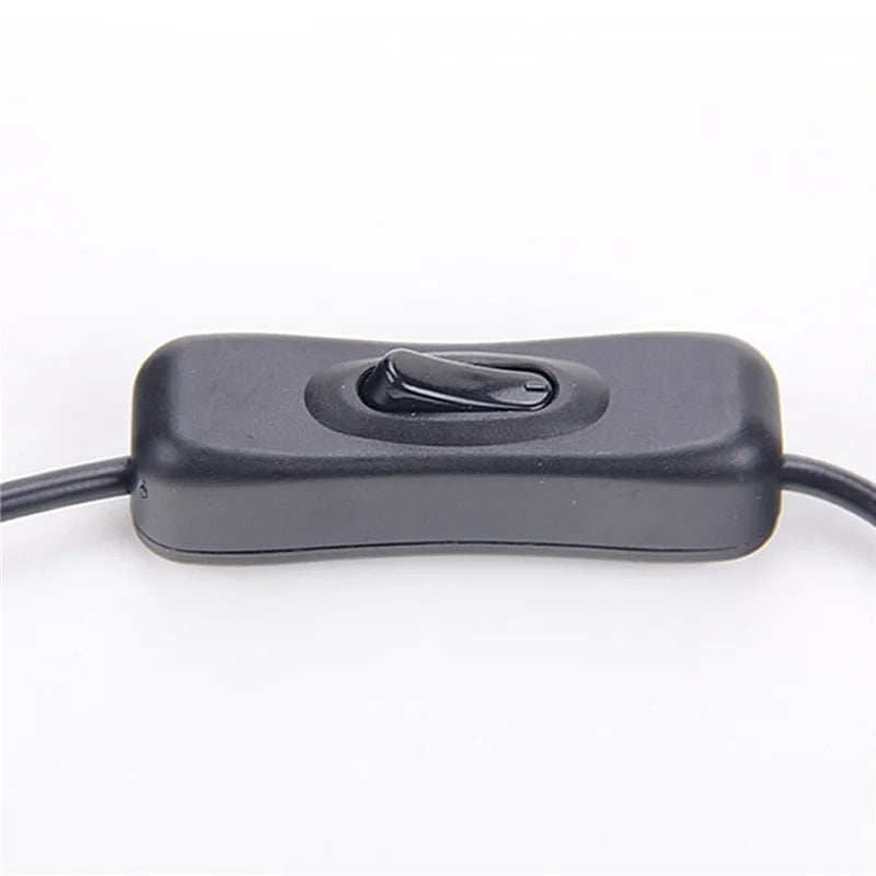 interrupteur led noir blanc switch touch dimmer cable alimentation connecteur dc clips moderne