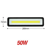 projecteur led moderne 50w noir blanc ip67 cool warm white clipsextérieur