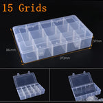 boîtes rangement transparentes modernes compartiments pliables poignées organisation bijoux vis pratiques plastique