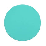 coasters silicone unicolore rose orange vert bleu noir gris blanc modernes imperméables