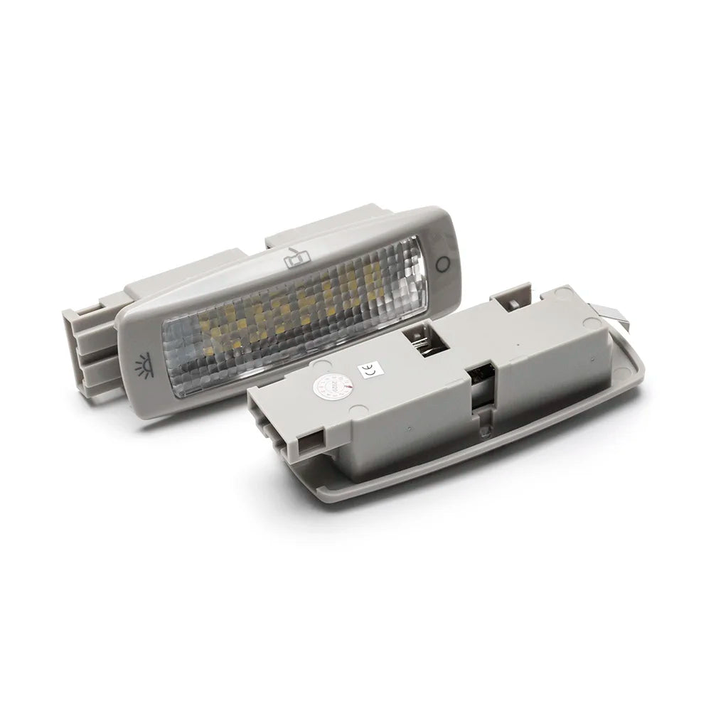 lampe toit led gris moderne clips vw golf passat caddy fabia superbe leon