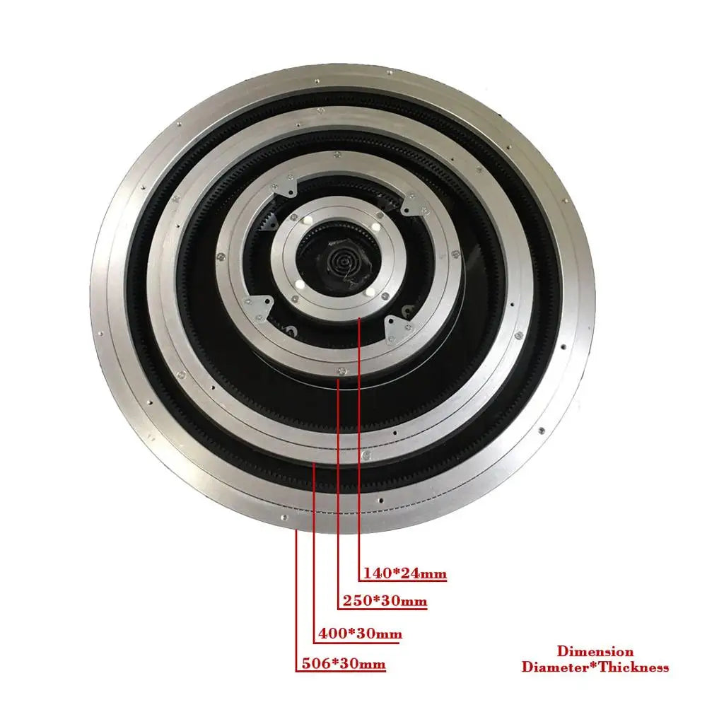Présentoir rotatif 50kg alliage aluminium
