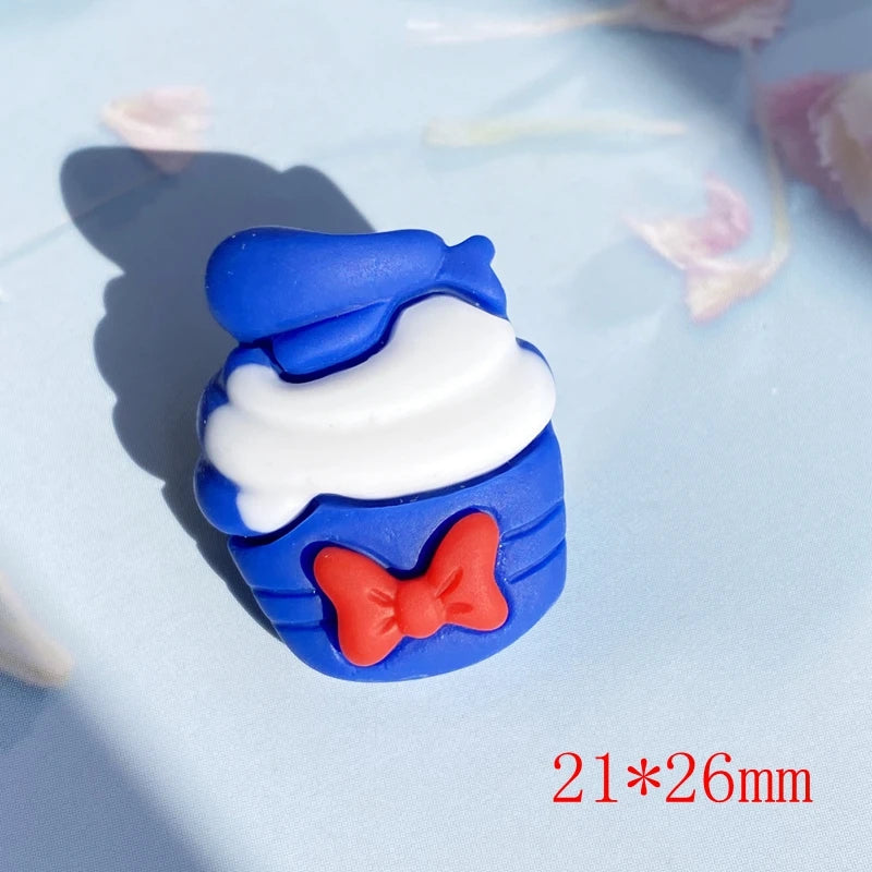 bijoux scrapbooking kawaii gâteau rubans cartoongateaux deco mixte opacite diversecolores résine artificielle