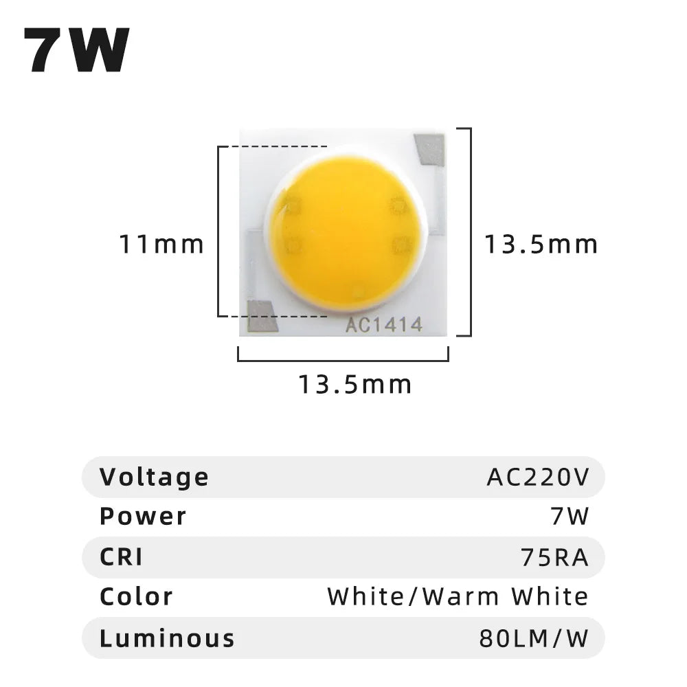 lot 10 puces led cob carrées projecteur downlight surface blanc chaud moderne intérieur