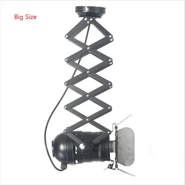 lampe studio trépied noir moderne éclairage interrupteur bouton éclairage intérieur contemporain aluminium fer