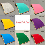 tapis anti dérapant adhésif protection planche équilibration bois couleurs multiples moderne fitness enfants
