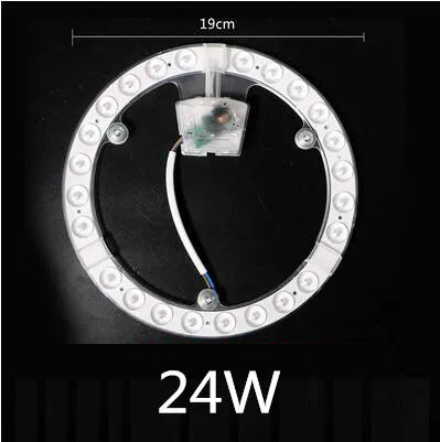 anneau lumineux led blanc moderne 12w 18w 24w 36w 48w vis connecteur électrique