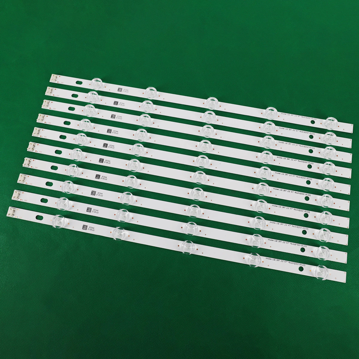 bandes led rétroéclairage blanc tv moderne kit 50 pieces 47 pouces