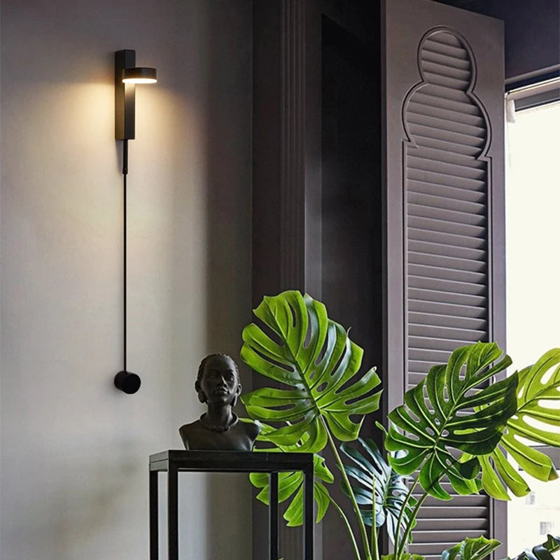 lampe murale ajustable moderne noir doré gris vert éclairage quotidien chambre salon salle manger